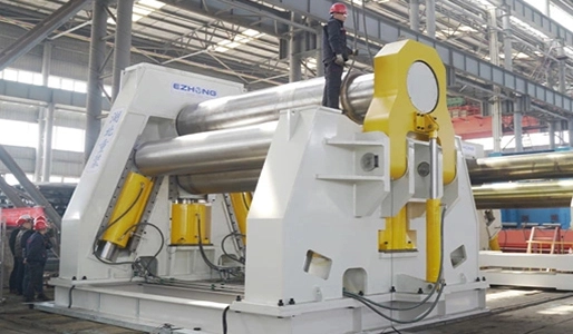 120x4000mm 4 Rolls Plate Bending Machine - 翻译中...