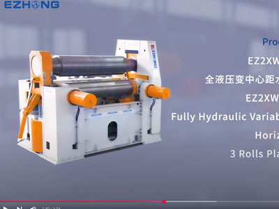 EZ2XW11SY-120X3200mm rullatrice completamente idraulica a 3 rulli