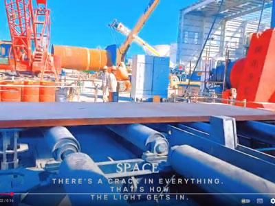 Sito degli emirati arabi uniti-rullatrice completamente idraulica a 3 rulli